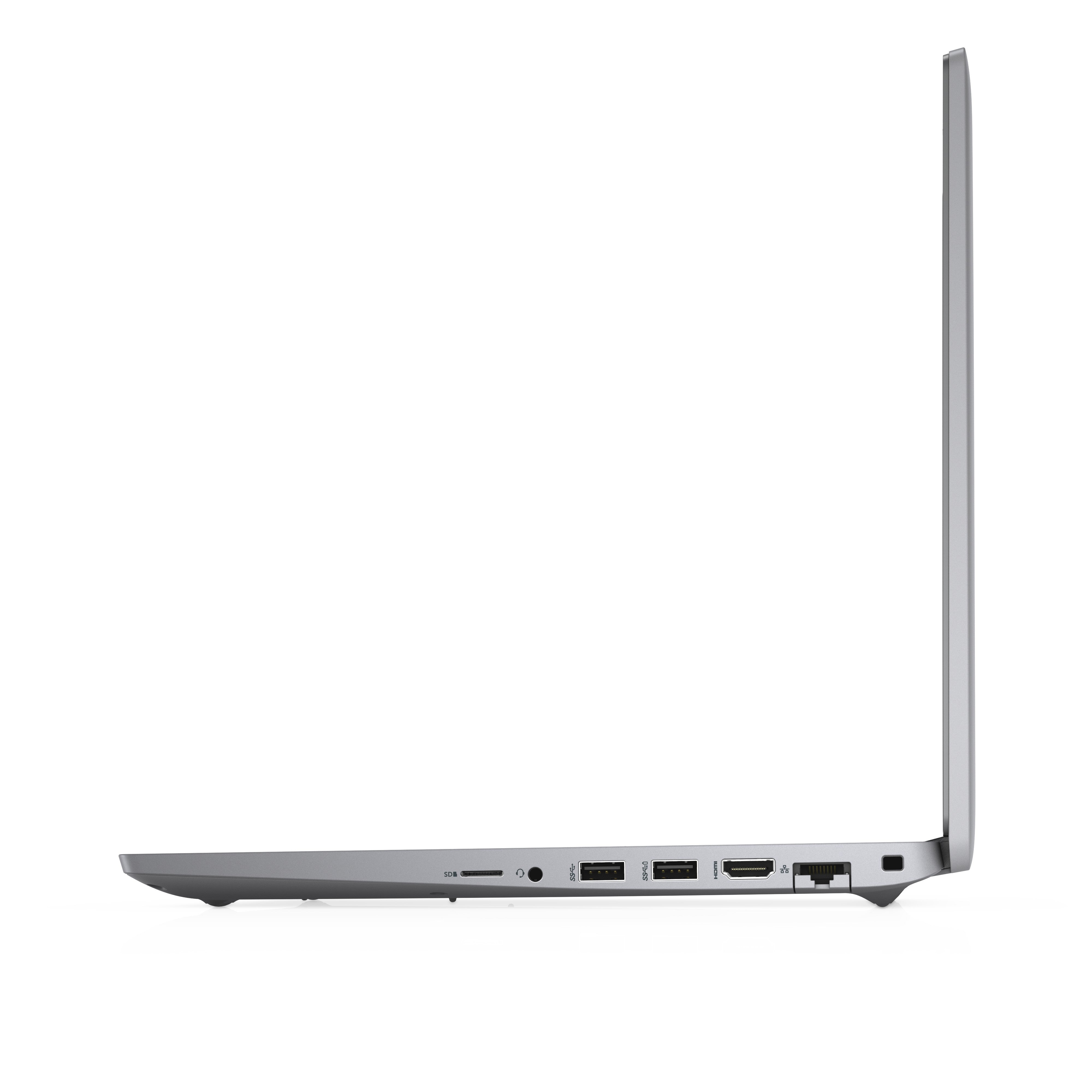 Laptop aufgeklappt Seitenansicht rechts