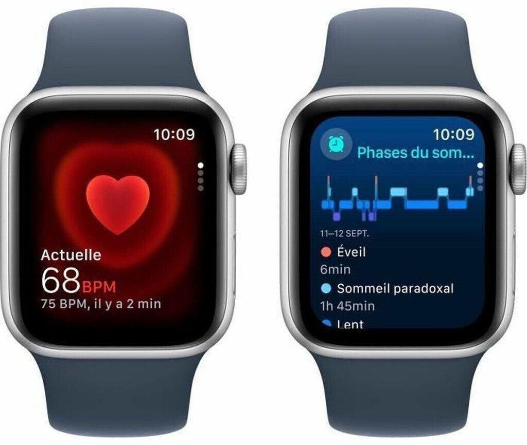 Apple Watch SE | 40mm | Silver | Wi-Fi | SGT | mit Armband Blau