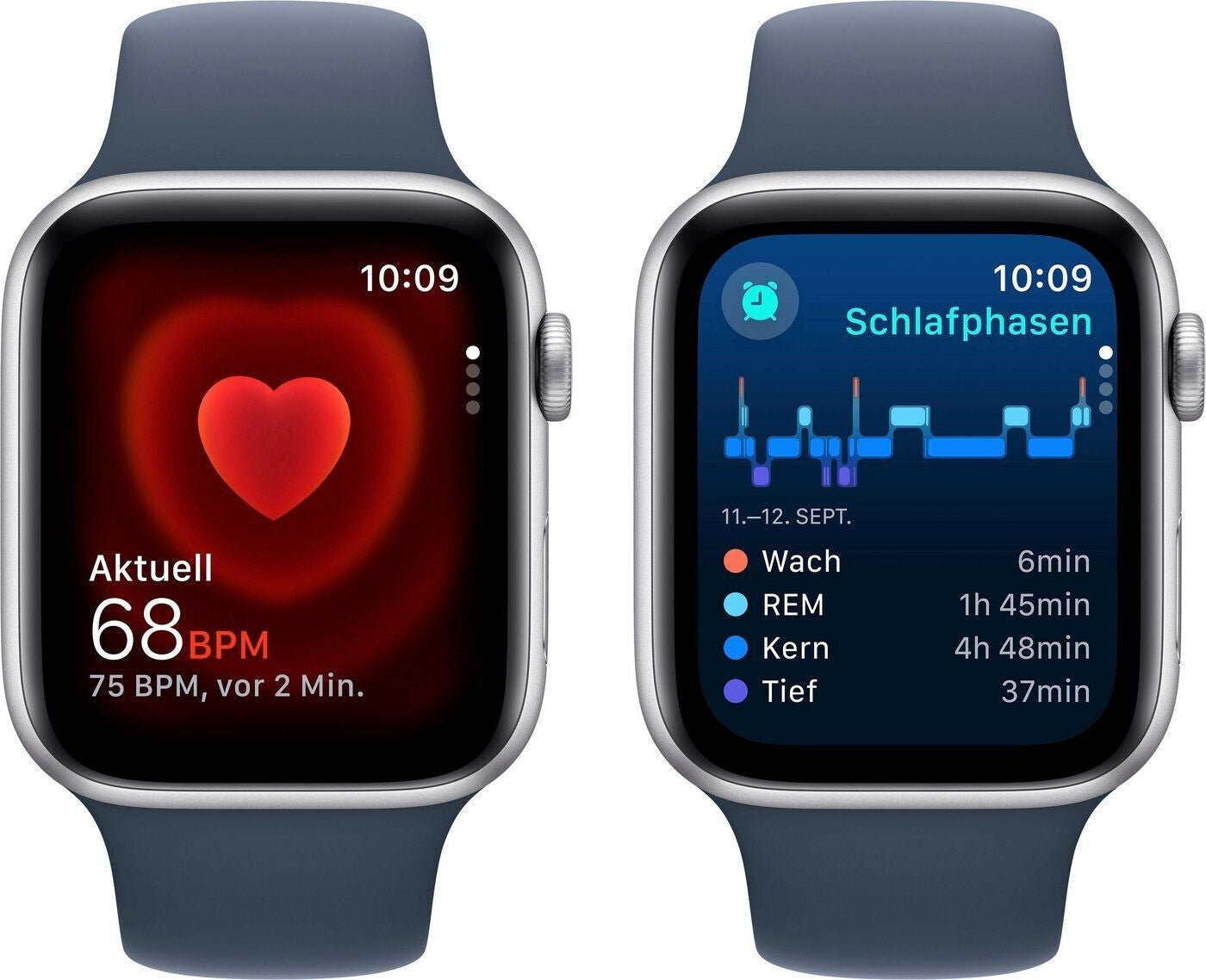 Apple Watch SE | 40mm | Silver | Wi-Fi | PRM | mit Armband Blau