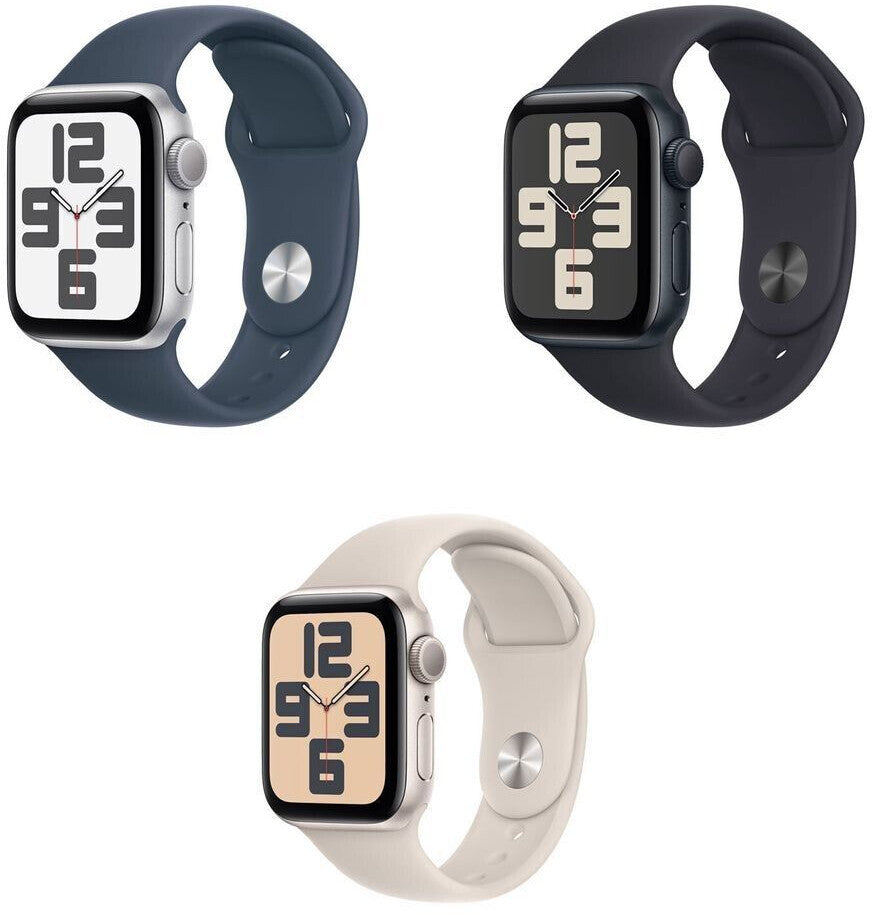 Apple Watch SE | 40mm | Silver | Wi-Fi | PRM | mit Armband Blau