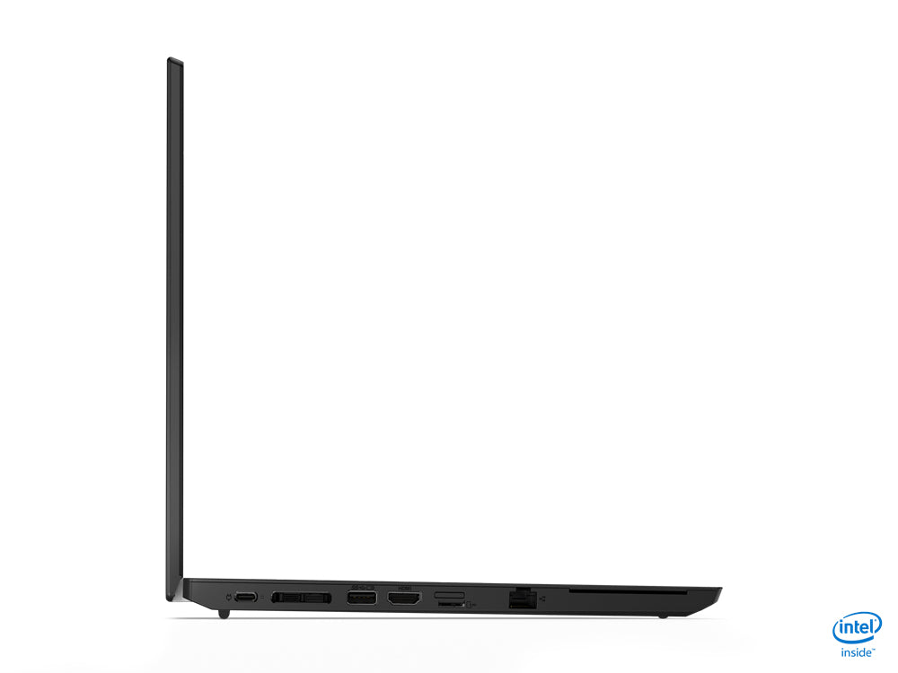 Laptop aufgeklappt Seitenansicht links