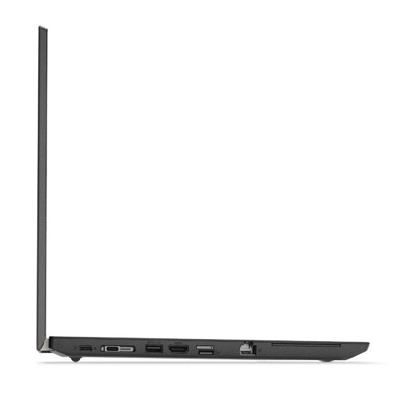 Laptop aufgeklappt Seitenansicht links