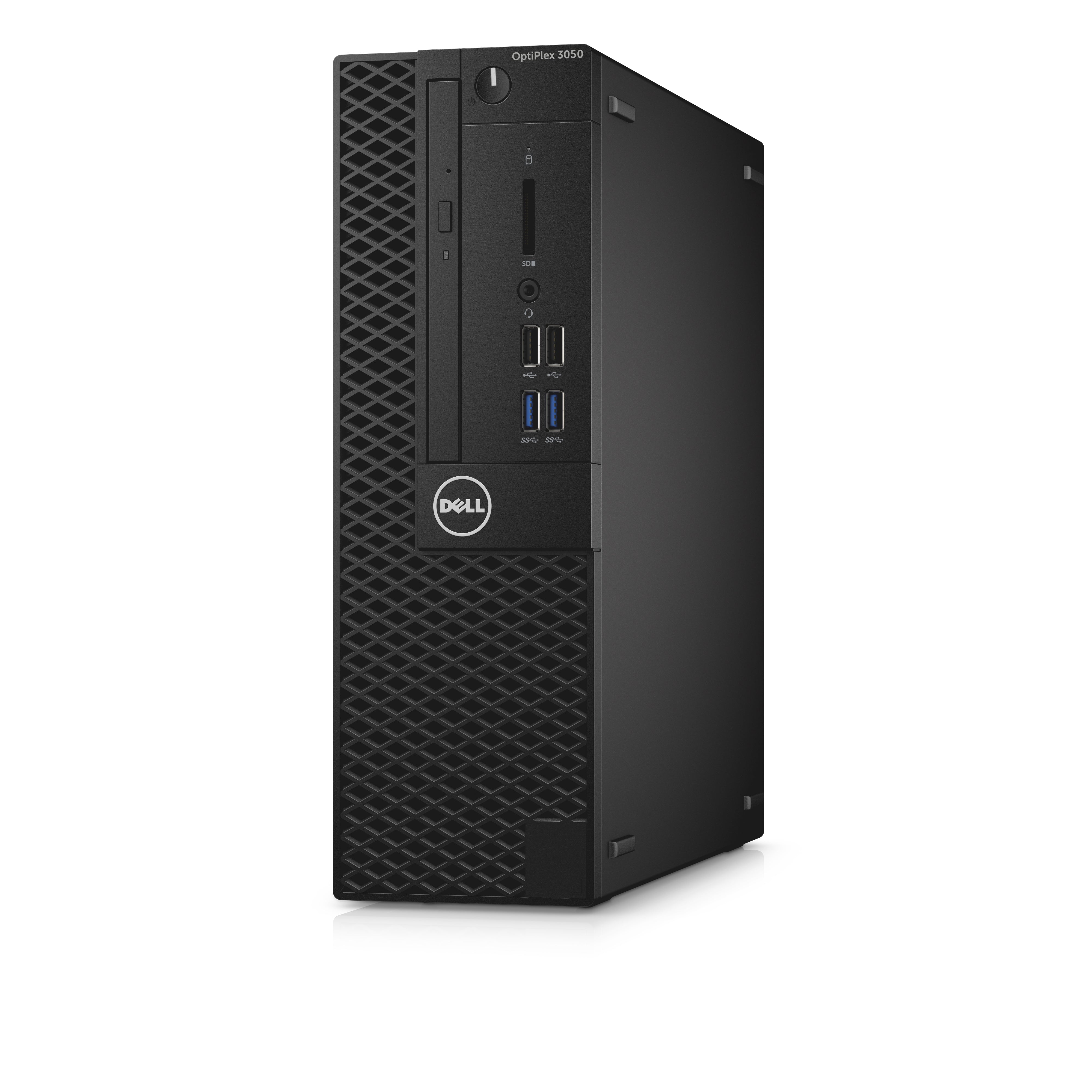 Dell OptiPlex 3050 von vorne schräg nach links ausgerichtet