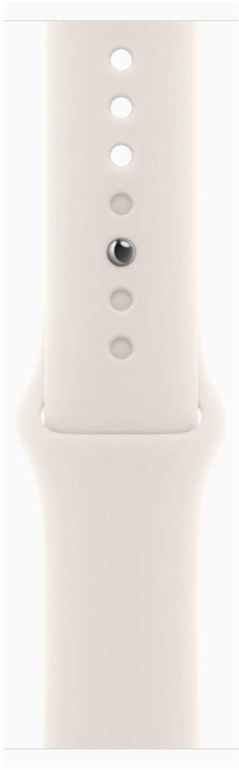 Apple Watch SE | 44mm | Starlight | Wi-Fi | PRM | mit Armband Beige/Weiß