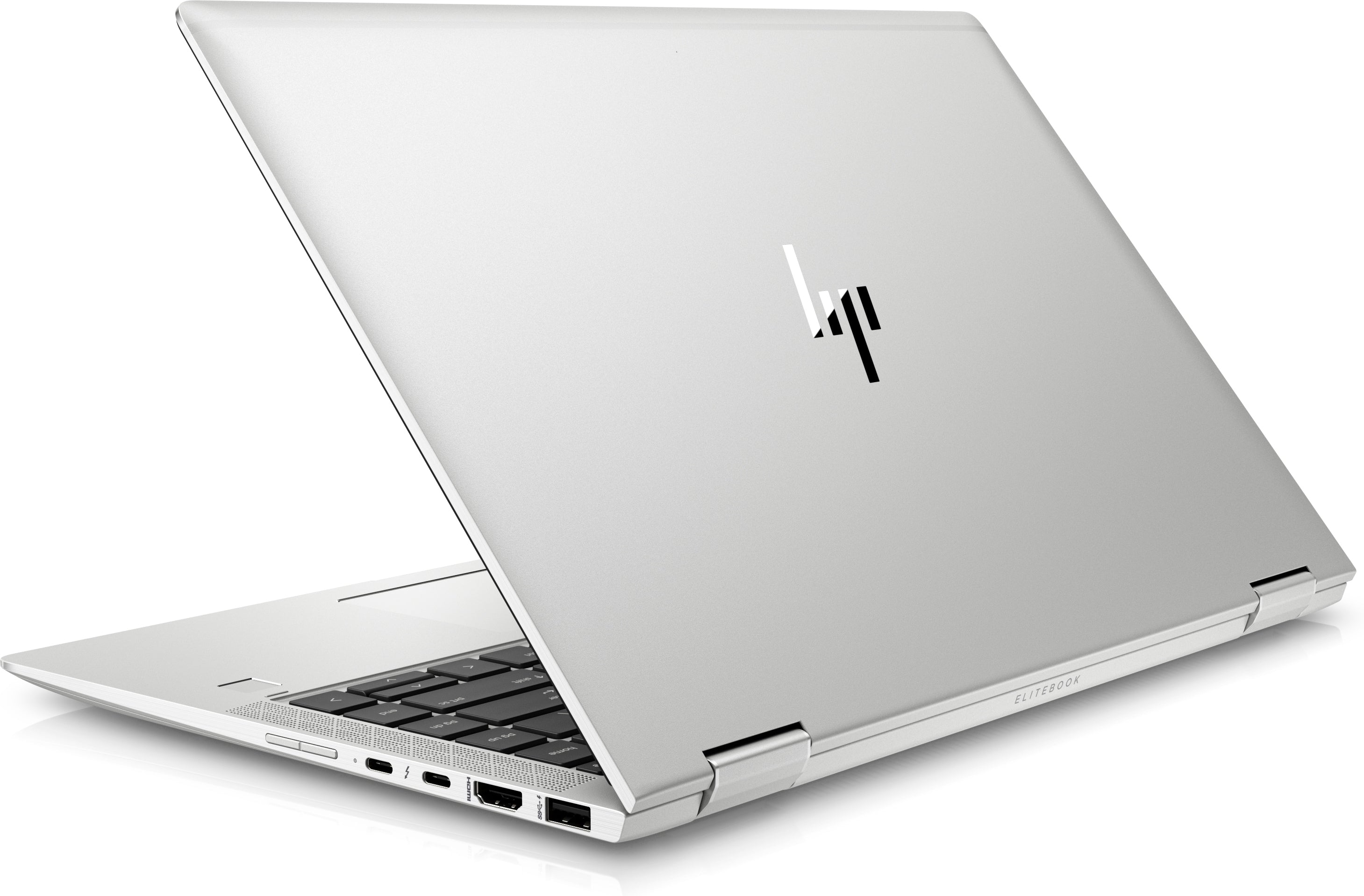 Rpckseite in silber mit HP Logo