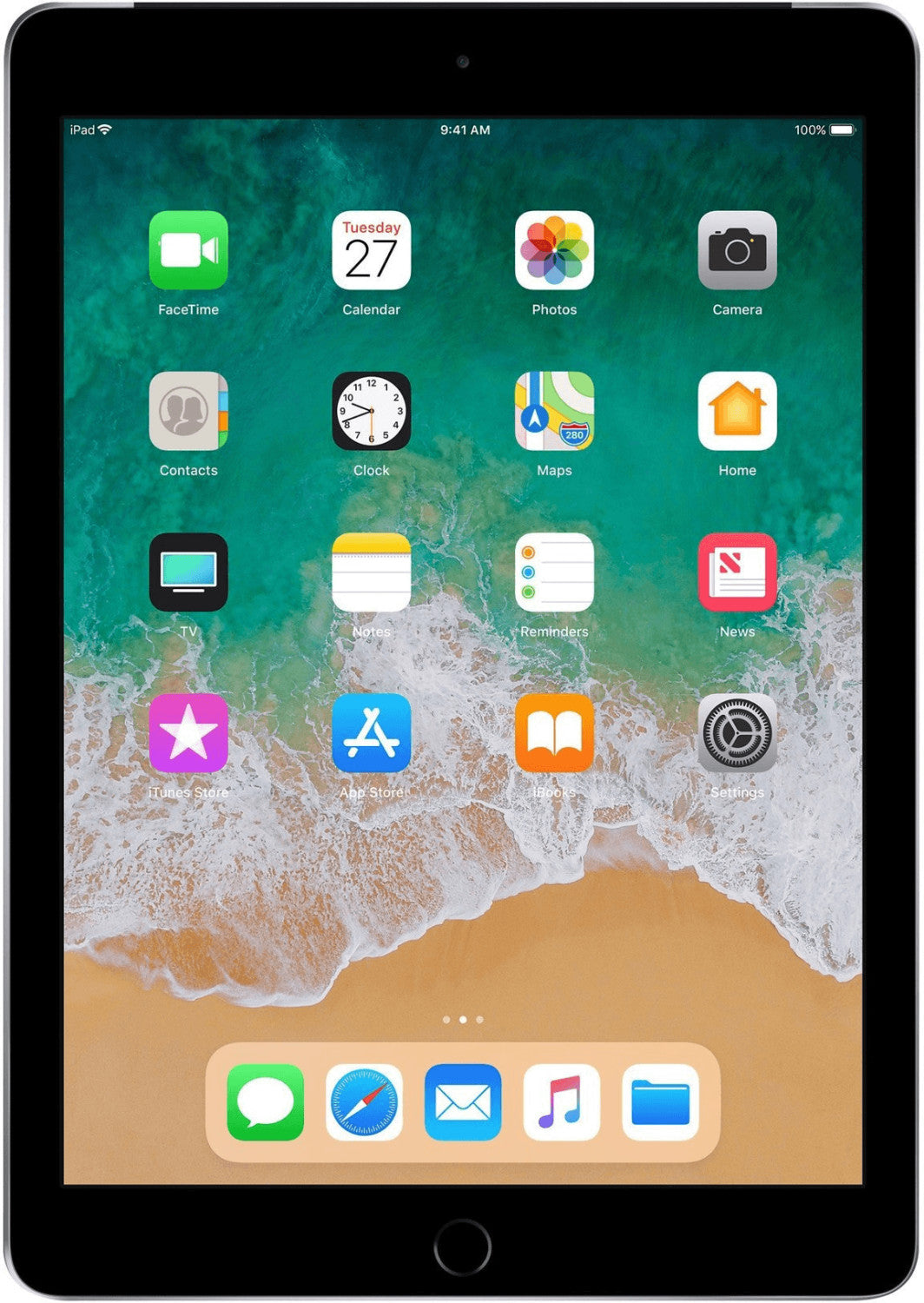 Apple iPad 6th Gen Wi-Fi+Cellular | 128GB | 9,7'' Retina | Space Gray | SGT