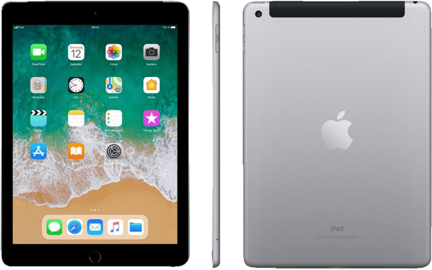 Apple iPad 6th Gen Wi-Fi+Cellular | 128GB | 9,7'' Retina | Space Gray | GBR