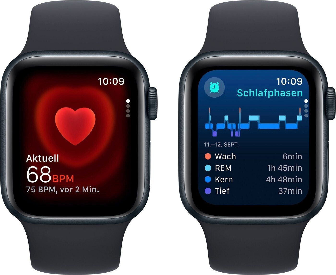 Apple Watch SE | 40mm | Black | Wi-Fi | PRM | mit Armband Schwarz