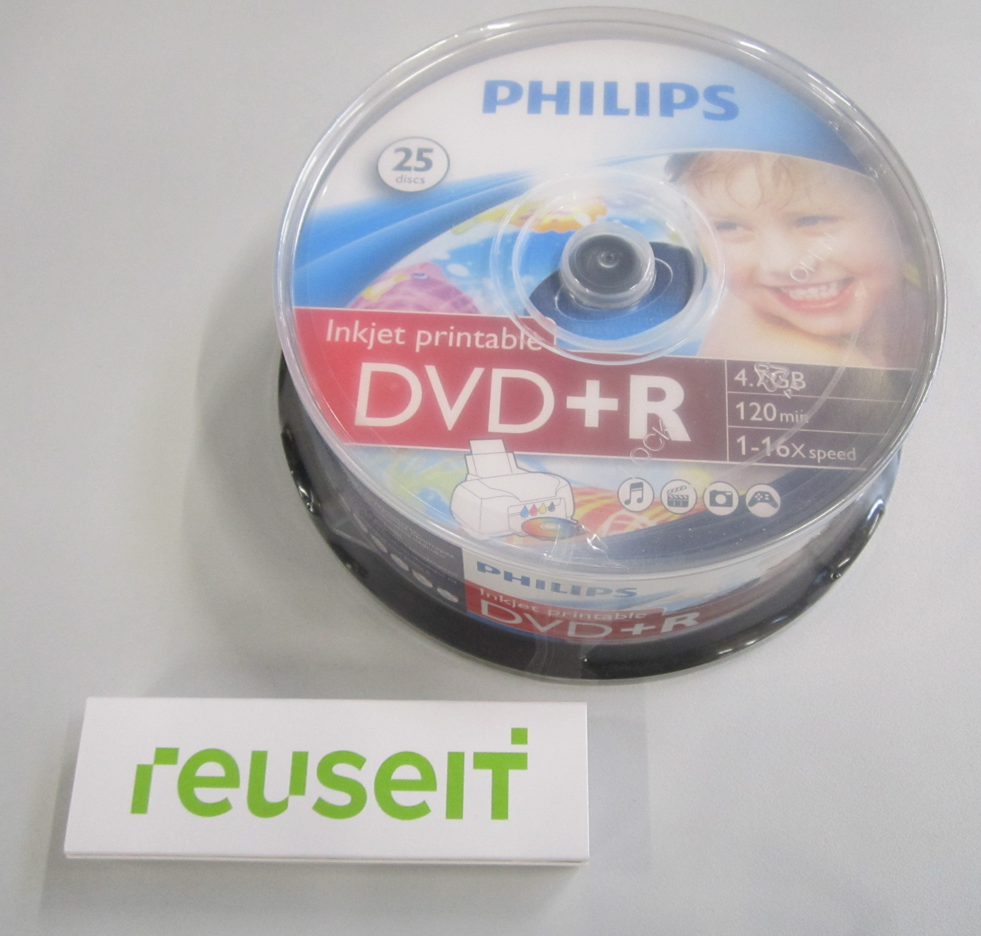 Philips DVD-R 4.7GB 25 Rohlinge - Inkjet Printable