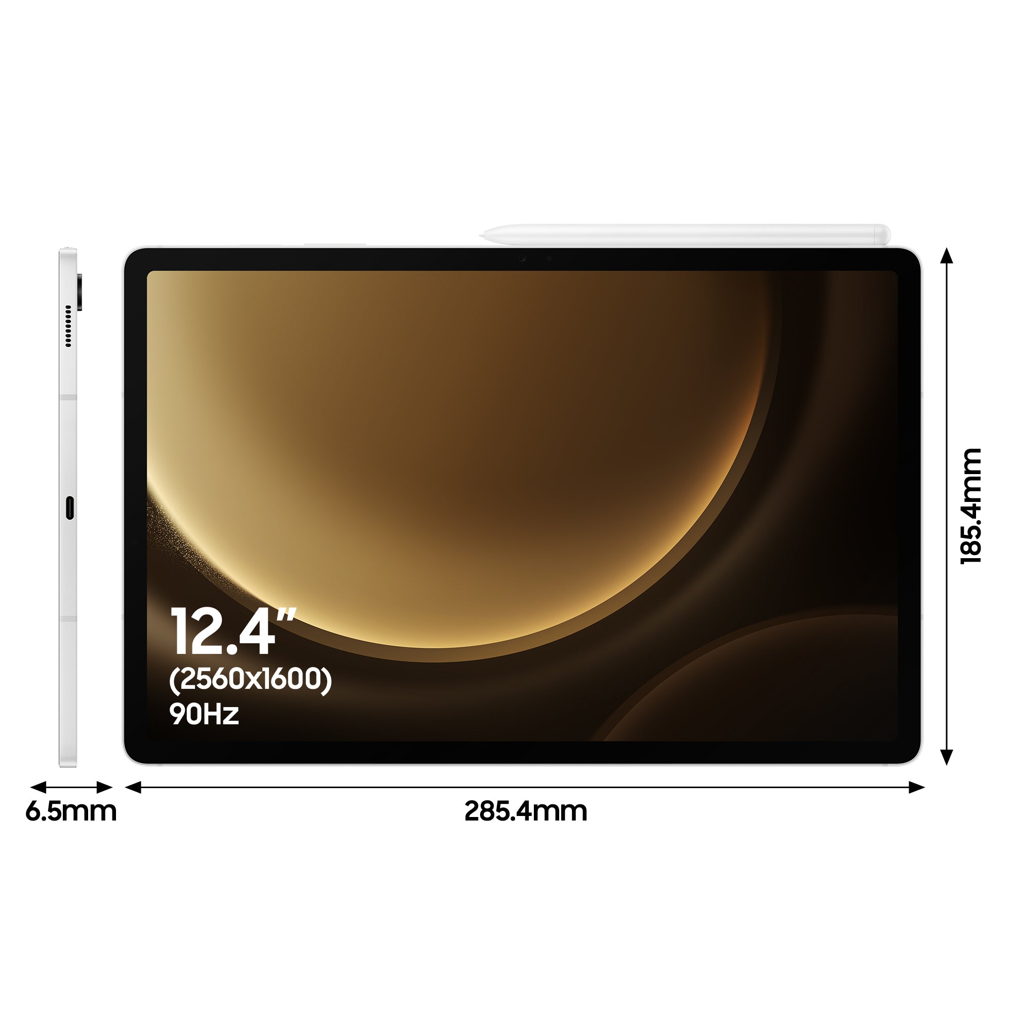 Samsunge Galaxy Tab S9 FE+ | WiFi | 256GB | Silber | GUT