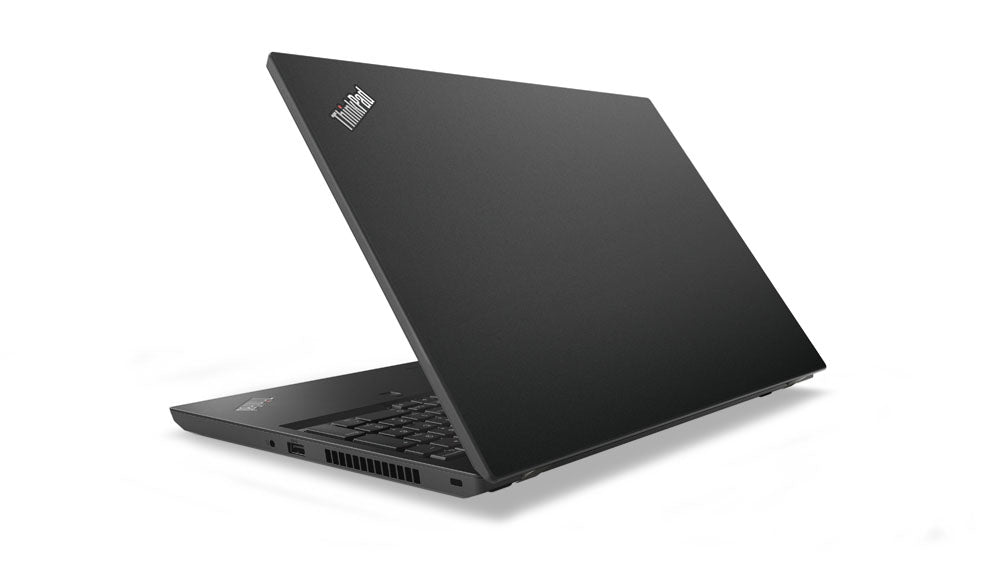 Laptop 180° geöffnet schräg links Ansicht
