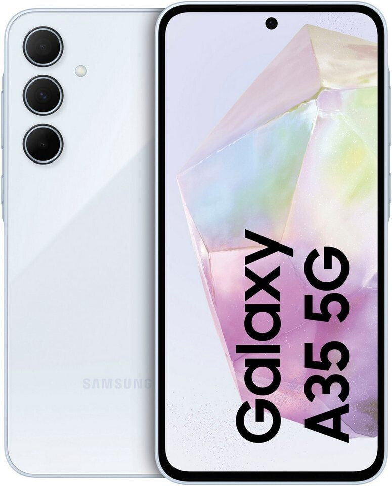 SAMSUNG Galaxy A35 5G | Smartphone | 256GB | Iceblue | HRV.