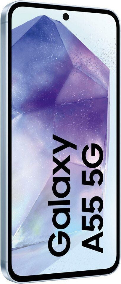 SAMSUNG Galaxy A55 5G | Smartphone | 256GB | Iceblue | HRV.