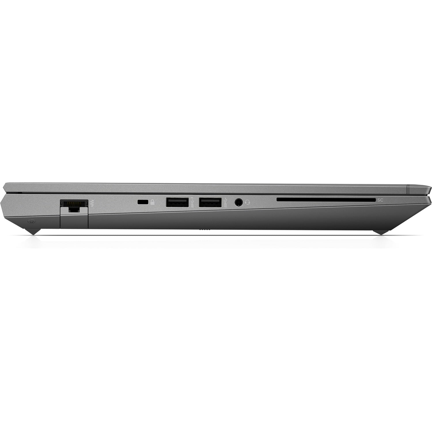 Laptop geschlossen Seitenansicht links